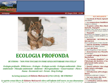 Tablet Screenshot of ecologiaprofonda.com